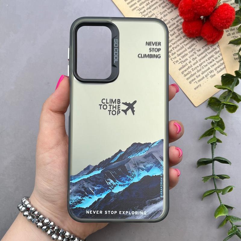 قاب گوشی Galaxy A24 سامسونگ So CooL سوکول اورجینال فانتزی دکمه کرومی طرح اورست The North Face کد 82948