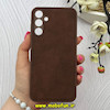 قاب گوشی Galaxy A15 سامسونگ اورجینال NEW CASE طرح جیر درجه یک HARD محافظ لنزدار قهوه ای کد 82535