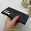 قاب گوشی Galaxy S23 Ultra سامسونگ اورجینال NEW CASE طرح جیر درجه یک HARD محافظ لنزدار مشکی کد 82602