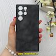 قاب گوشی Galaxy S23 Ultra سامسونگ اورجینال NEW CASE طرح جیر درجه یک HARD محافظ لنزدار مشکی کد 82602