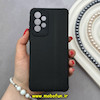 قاب گوشی Galaxy A33 سامسونگ ژله ای چرمی ساده محافظ لنزدار مشکی کد 82618