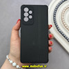 قاب گوشی Galaxy A53 سامسونگ ژله ای چرمی ساده محافظ لنزدار مشکی کد 82626