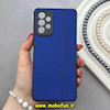 قاب گوشی Galaxy A73 سامسونگ ژله ای چرمی ساده محافظ لنزدار آبی کد 82630
