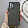 قاب گوشی Galaxy A73 سامسونگ ژله ای چرمی ساده محافظ لنزدار خاکستری کد 82632