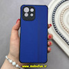 قاب گوشی Mi 11 Lite 4G / Mi 11 Lite 5G / Mi 11 Lite Ne شیائومی ژله ای چرمی ساده محافظ لنزدار آبی  کد 82641