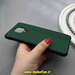 قاب گوشی Redmi Note 9S / Redmi Note 9 Pro شیائومی ژله ای چرمی ساده محافظ لنزدار سبز کد 82653