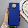 قاب گوشی Redmi Note 9S / Redmi Note 9 Pro شیائومی ژله ای چرمی ساده محافظ لنزدار آبی کد 82654