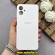 قاب گوشی Galaxy A06 سامسونگ سیلیکونی اورجینال پاک کنی درجه یک زیربسته محافظ لنز دار سفید کد 82664