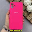 قاب گوشی Galaxy A06 سامسونگ سیلیکونی اورجینال پاک کنی درجه یک زیربسته محافظ لنز دار سرخابی کد 82665