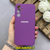 قاب گوشی Galaxy A25 سامسونگ سیلیکونی اورجینال پاک کنی درجه یک زیربسته محافظ لنز دار بنفش کد 82685