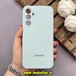 قاب گوشی Galaxy A25 سامسونگ سیلیکونی اورجینال پاک کنی درجه یک زیربسته محافظ لنز دار سبز پاستلی کد 82686