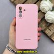 قاب گوشی Galaxy A26 سامسونگ سیلیکونی اورجینال پاک کنی درجه یک زیربسته محافظ لنز دار صورتی کد 82696