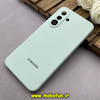 قاب گوشی Galaxy A36 سامسونگ سیلیکونی اورجینال پاک کنی درجه یک زیربسته محافظ لنز دار سبز پاستلی کد 82711