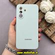 قاب گوشی Galaxy A36 سامسونگ سیلیکونی اورجینال پاک کنی درجه یک زیربسته محافظ لنز دار سبز پاستلی کد 82711