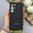قاب گوشی Galaxy S25 Ultra سامسونگ سیلیکونی اورجینال پاک کنی درجه یک زیربسته محافظ لنز دار مشکی کد 82767