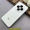 قاب گوشی Redmi 14C / Poco C75 / Redmi A4 شیائومی سیلیکونی اورجینال پاک کنی درجه یک زیربسته محافظ لنز دار سفید کد 82749
