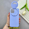 قاب گوشی iPhone 12 Pro Max آیفون سیلیکونی رینگ لایت دار آبی کد 82821