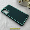قاب گوشی Galaxy A24 سامسونگ متال کیس سیلیکونی ژله ای LUXUARY سبز کد 83108