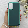 قاب گوشی Galaxy A24 سامسونگ متال کیس سیلیکونی ژله ای LUXUARY سبز کد 83108