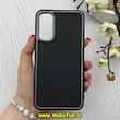 قاب گوشی Galaxy A34 سامسونگ متال کیس سیلیکونی ژله ای LUXUARY مشکی کد 83118