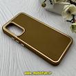 قاب گوشی Galaxy A54 سامسونگ متال کیس سیلیکونی ژله ای LUXUARY قهوه ای کد 83121