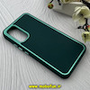 قاب گوشی Galaxy A54 سامسونگ متال کیس سیلیکونی ژله ای LUXUARY سبز کد 83123