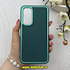 قاب گوشی Galaxy A54 سامسونگ متال کیس سیلیکونی ژله ای LUXUARY سبز کد 83123