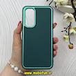 قاب گوشی Galaxy A54 سامسونگ متال کیس سیلیکونی ژله ای LUXUARY سبز کد 83123