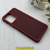 قاب گوشی Redmi Note 12 4G شیائومی متال کیس سیلیکونی ژله ای LUXUARY زرشکی کد 83141