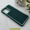 قاب گوشی Redmi Note 12 4G شیائومی متال کیس سیلیکونی ژله ای LUXUARY سبز کد 83142