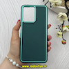 قاب گوشی Redmi Note 12 4G شیائومی متال کیس سیلیکونی ژله ای LUXUARY سبز کد 83142