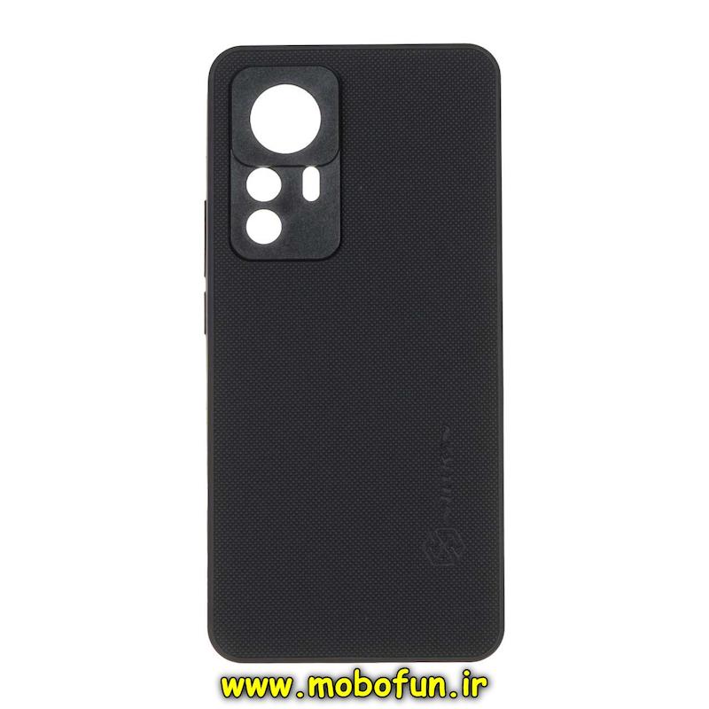 قاب گوشی Xiaomi 12T / Xiaomi 12T Pro / Redmi K50 Ultra شیائومی اورجینال چرمی سخت Hard سوزنی نیلکین NILLKIN مشکی کد 74608