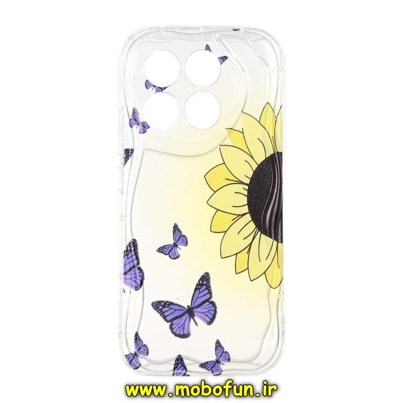 قاب گوشی Xiaomi 14T شیائومی فانتزی ایربگ دار طرح گل و پروانه کد 74620