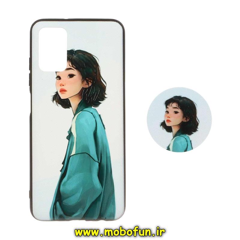قاب گوشی Galaxy A02S / Galaxy A03S سامسونگ فانتزی سوزنی برجسته پاپ سوکت دار طرح دختر اسکویید گیم کد 74627