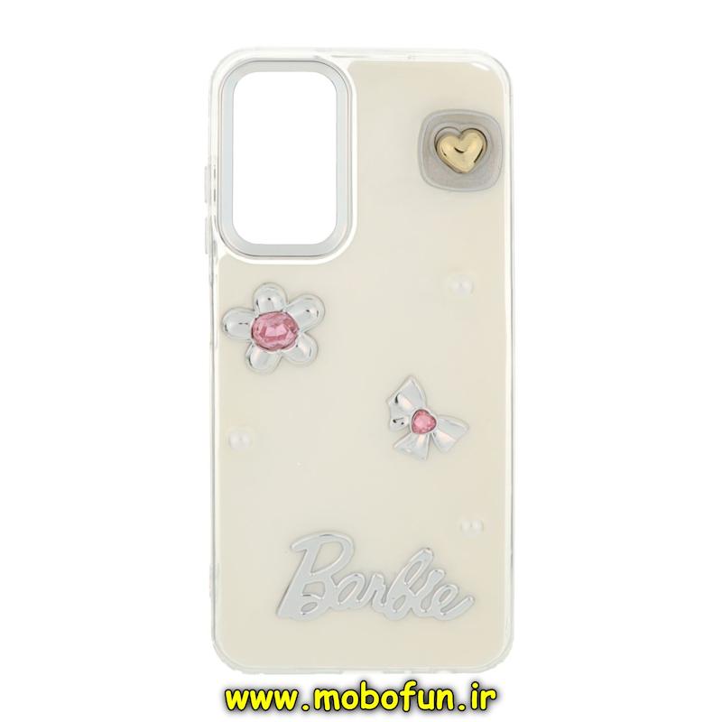قاب گوشی Galaxy A05S سامسونگ فانتزی برجسته رزینی Luxury Case لنز و دکمه کرومی کد 74638