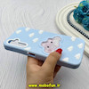 قاب گوشی Galaxy A14 سامسونگ سیلیکونی پاک کنی طرح ابری کیوت برجسته آکواریومی آبی روشن کد 82778