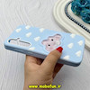 قاب گوشی Galaxy A35 سامسونگ سیلیکونی پاک کنی طرح ابری کیوت برجسته آکواریومی آبی روشن کد 82785