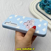 قاب گوشی Galaxy A55 سامسونگ سیلیکونی پاک کنی طرح ابری کیوت برجسته آکواریومی آبی روشن کد 82791
