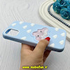 قاب گوشی iPhone 11 Pro Max آیفون سیلیکونی پاک کنی طرح ابری کیوت برجسته آکواریومی آبی روشن کد 82799