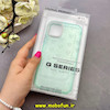قاب گوشی iPhone 11 آیفون اورجینال Q SERIES سخت HARD شاین اکلیلی قلبی محافظ لنز نگین دار سبز روشن کد 83156