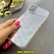 قاب گوشی iPhone 11 آیفون اورجینال Q SERIES سخت HARD شاین اکلیلی قلبی محافظ لنز نگین دار سفید کد 83158