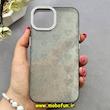 قاب گوشی iPhone 13 / iPhone 14 آیفون اورجینال Q SERIES سخت HARD شاین اکلیلی قلبی محافظ لنز نگین دار خاکستری کد 83159