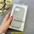قاب گوشی iPhone 13 / iPhone 14 آیفون اورجینال Q SERIES سخت HARD شاین اکلیلی قلبی محافظ لنز نگین دار خاکستری کد 83159