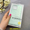 قاب گوشی iPhone 13 Pro Max آیفون اورجینال Q SERIES سخت HARD شاین اکلیلی قلبی محافظ لنز نگین دار سبز روشن کد 83162