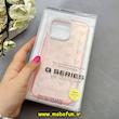 قاب گوشی iPhone 15 Pro Max آیفون اورجینال Q SERIES سخت HARD شاین اکلیلی قلبی محافظ لنز نگین دار صورتی کد 83166