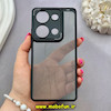قاب گوشی Redmi Note 13 Pro 4G / Poco M6 Pro 4G شیائومی پشت طلق شفاف دور سیلیکونی اورجینال فلزی متال کیس Metal Case برند FOCUS PIXEL مشکی کد 83209