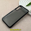 قاب گوشی Galaxy A16 سامسونگ پشت شفاف دودی PC درجه یک یونیک کیس Unique Case اورجینال دور سیلیکونی مشکی کد 83240