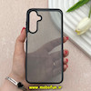 قاب گوشی Galaxy A16 سامسونگ پشت شفاف دودی PC درجه یک یونیک کیس Unique Case اورجینال دور سیلیکونی مشکی کد 83240
