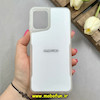 قاب گوشی Galaxy A12 / M12 سامسونگ سیلیکونی نیوزون پشت براق لاکچری سفید کد 85490