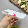 قاب گوشی Galaxy A26 سامسونگ سیلیکونی نیوزون پشت براق لاکچری سفید کد 85520